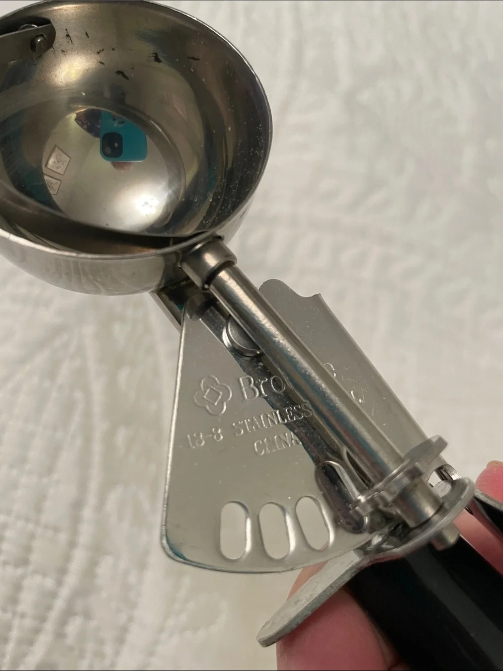 Browne Brand Scoop for Ice Cream Cookie Dough Meatballs Works Great